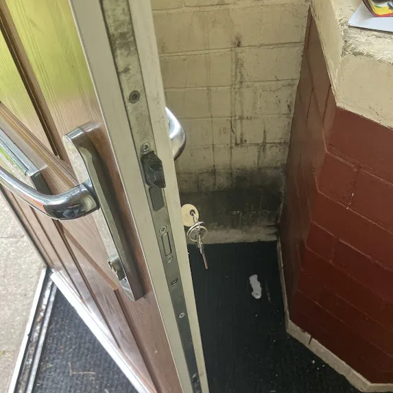 Completed lost keys lock change on a composite door in Clifton York by Affordalock