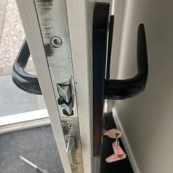 Completed composite door lock mechanism replacement in Poppleton York by Affordalock